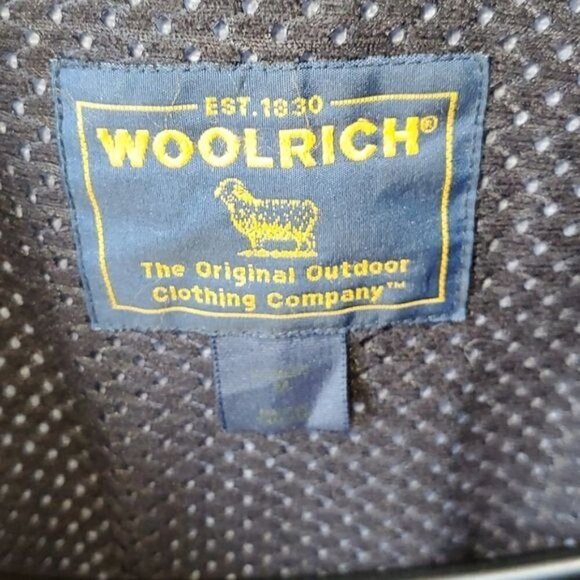 Woolrich Blue Haze Knobby Wool Full Zip Pockets Sz M Jacket - Picture 4 of 10